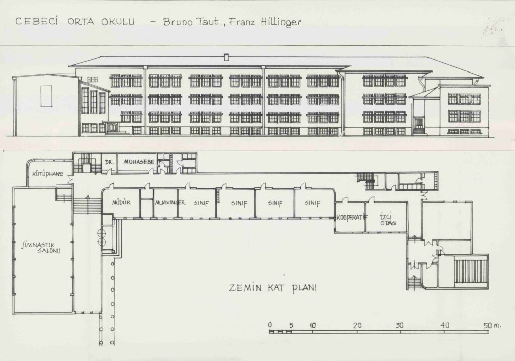 Ferenc Hillinger ve Bruno Taut: Cebeci Ortaokulu